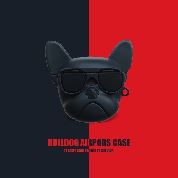 3/$30 🖤 Black French Bulldog 3D Airpod Case - Picture 3 of 8